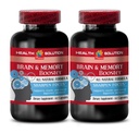 cerveau et mémoire - BRAIN ET MEMORY BOOSTER - augmenter la vitesse de traitement, la clarté de l'esprit et le supplément de focalisation, le supplément de soutien de l'esprit et de la mémoire, mémoire cerveau supplément, cerveau jeune - 2B 120 Caps