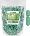 XPRS Nutra Size 00 Empty Capsules - 1000 Count Empty Vegan Capsules - Vegetarian Empty Pills - DIY Vegetable Capsule Filling- Veggie Pill Caps (Sage Green)
