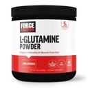 FACTEUR DE FORCE L-Glutamine Poudre pour la récupération post-entraînement, la récupération musculaire, la fonction musculaire saine, et l'immunité, 5000mg/5g Supplément de glutamine, végétalien, non-OGM, 60 portions