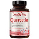 Capsules haute résistance Quercetin 500mg - Une fois par jour puissant supplément Quercetin antioxydant pour le vieillissement cardiaque Cerveau de peau et soutien immunitaire - Vegan Friendly sans gluten Fabriqué aux États-Unis (200 portions)