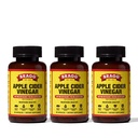 Bragg Capsules de vinaigre de cidre de pomme avec vitamine D et zinc - (3 Pack) 90 Capsules - Supports Le système immunitaire