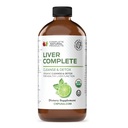 Produits naturels complets Foie Complete 12oz - Nettoyer le foie liquide organique et supplément de détox pour les enzymes élevées, foie gras, soutien du foie