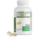 Bronson Dandelion Root High Potency Supplement, soutient une bonne santé et bien-être globale, plante diurétique traditionnelle - non-OGM, 240 capsules végétariennes