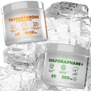 Turkesterone & Tongkat Ali Real Lab-Verified Sulforaphane Supplement, Ajuga Turkestanica pro Servierung Erhöhung Stamina - (60 Kapseln)