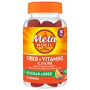 Métamucil Fiber Suplement 72 Gommies, Fibre + Vitamines C,D & B12 pas de sucre ajouté, soutien guérisseur digestif + soutien immunitaire santé, Citrus Berry Flavor.