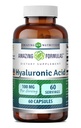 Formules étonnantes Acide hyaluronique Supplément 100 Mg de capsules sans OGM Fabriqué aux États-Unis (1 Pack, 60 Compte)