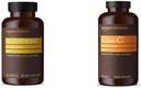 Éléments Glutathion, 500mg, 60 capsules, 2 mois d'approvisionnement et vitamine C 1000mg, végétalien, 300 comprimés, 10 mois d'approvisionnement