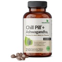 Futurebiotics Chill Pille + Ashwagandha, Rhodiola, St. John’s Wort, & L-Theanine - Non-GMO, 250 Vegetarische Tabletten