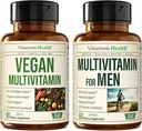 Vegan Multivitamine für Vegane und Vegetarier & Komplett Multivitamin für Männer
