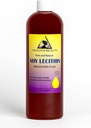 Lécithine Soy Emulsifiant liquide non blanchi Stabilisant émollient Pure 16 oz