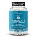 Soutien du cycle de régulation – Équilibre hormonal pour les femmes à l'Optimal 40:1 Myo-Inositol 2000 mg & D-Chiro Inositol 50 mg – Supplément pour la constance, les menstruations et le soutien à l'ovulation de la période – 120 capsules véganes
