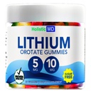 Lithium Orotate 5mg 10mg | für Männer Frauen Kinder | Lithium Orotate klinisch untersucht Chelat High Biovalable | 3 Flavors Zucker Free Vegan Gummies 60 ct