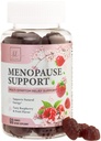 Suppléments de ménopause pour les femmes Gummy - Ménopause Relief Gummy, Flashs chauds naturels complets et sweats de nuit support, multi-avantages pour l'équilibre et l'énergie, sans gluten - 60 Gummy