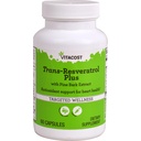 Vitacost Trans-Resveratrol Plus -- 60 capsules végétariennes