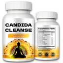 Candida Cleanse - Support Gut & Colon, Formule avancée - Origan Feuille, Wormwood, Noix noire, Acides Capryliques
