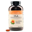 NatureWise CLA 1250 - Supplément d'acide linoléique conjugué pour les femmes et les hommes, ne stimulant pas, soutient le poids sain, objectifs de fitness - Non-OGM, sans gluten - 180 Softgels[2-Mois]