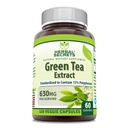 Kräutergeheimnisse Grüner Tee Extrakt 630 mg pro Servieren | Veggie Kapsel Supplement | Non-GMO | Gluten Free | Made in USA (1 Pack, 120 Count)