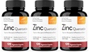 Sandhu's Zinc Quercetin 120 Capsules végétariennes (paquet de 3)