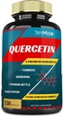 Quercetin Suppléments Capsules - Prise en charge du système immunitaire et de la santé cardiaque, Antioxydants avec la berbère, Bouilloire Sting, Turmère, Poivre noir - 150 Capsules - 5 mois d'approvisionnement