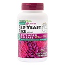 NaturesPlus Actifs à base de plantes Riz de levure rouge, libération prolongée - 600 mg, 120 Mini comprimés - supplément à base de plantes - végétalien, végétarien, sans gluten - 60 portions