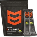 MTN OPS Hydrate Elektrolyte Pulver-Getränk-Mix, 20 Single Servieren On-The-Go Elektrolyt-Packs mit über 1000mg Elektrolyten pro Servieren, Zitronenlime