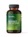 Capsules de poudre de jus de blé biologique par Sproutman - 100% Pure Wheatgrass - Aides Digestion - Haute en vitamines, antioxydants, chlorophylle, enzymes, minéraux et énergie (150 pilules)