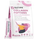 NATURE TARGET Peptides Multi Collagène Poudre - Type I, II, III, V, X - Absorption accrue, Peptides de Collagène Hydrolysé avec Prébiotiques, Sans Sucre, Support Peau Nail & articulaire, Non-OGM