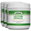Lecithin Granules Supplement | Natural Soy Lecithin Powder ist eine ausgezeichnete Quelle von Phosphatidyl Choline | Lactation Support, Immunfunktion und Unterstützung Gehirn Gesundheit, 16 oz