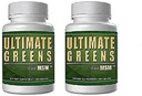 Daily Health, Ultimate Greens avec MSM 360 Capsules, 1925mg Vegan Friendly Whole Food Superfood Supplément sans OGM sans édulcorants alcalins 2 mois d'approvisionnement
