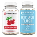 PUREFINITY Uric Acid Flush & Cleanse Kapseln + Tart Cherry Extract Kapseln
