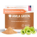 Supplément en poudre d'amla avec Spice de citrouille, 20x Amla ultra concentrée, faite avec cannelle, gingembre, noix de muscade, girofles, Allspice, cardamome, fraises indiennes, épices de citrouille, 30 portions