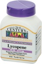 21ème siècle Lycopène 25mg, 60 comprimés chacun (paquet de 4)