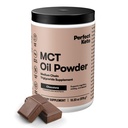 Perfect Keto 7g MCT huile en poudre, supplément de triglycérides à chaîne moyenne, crème de café non laitière pour le régime Keto, mélange d'huile MCT kétogénique pour café, smoothie, shakes protéiques, chocolat, 30 portions