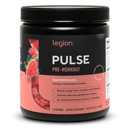 LÉGION- Tous les oxydes nitriques naturels boisson de pré-entraînement pour stimuler l'énergie, libre de créatine, naturellement sucré, Beta Alanine, Citrulline, Alpha GPC (Watermelon)