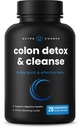 NutraChamps Colon Cleanse & Detox für Gewichtsverlust [14 Tage Schnellreiniger] Sichere & effektive Formel mit probiotischen & Verdauungsenzymen für Verstopfungsrelief