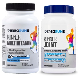 Runner Multivitamin & Joint Support Supplement – Antioxidantien, Vitamin B Complex, Probiotics for Health, Energy, Endurance, Recovery - Glucosamine Chondroitin, MSM – GMP Running Supplements