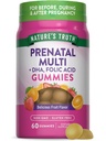 La vérité de la nature Multivitamine prénatale Gummies avec le DHA et l'acide folique