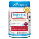 Life-Space Shape B420 Probiotika für eine bessere Form, GLP-1 Boost, 2 Monate Serving, klinisch unterstützter Metabolismus, Präbiotikum + Probiotikum für Frauen und Männer, 60 Vegetarische Kapseln