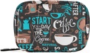 Pille Case Lustige Kaffee Pille Box 7 Tage Pille Tasche Reisen Pille Organizer Tasche mit Reißverschluss Tragbare Wochentasche Kompakte Größe für Vitamin-Ergänzungshalter