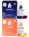 Healthycell REM Schlafhilfe Ergänzung + Fokus & Recall Gehirn Ergänzung für Speicher & Fokus Bundle