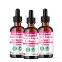 LIQUIDHEALTH 100% végétalien collagène Plus Biotine 100 000mcg gouttes liquides - Collagène liquide à base végétale pour les femmes et les hommes - Croissance des cheveux et des ongles, santé de la peau, stimule le métabolisme - Fabriqué aux États-Unis, Non-OGM (3 Pack)