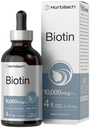 Horbäach Biotine gouttes liquides 10000mcg. 4 fl oz.