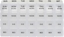 ProMed Weekly 4 Times Daily 7 Day Pill Organizer für Medikamente, Vitamine & Ergänzungen | Ergonomische Pille Case mit abnehmbaren klaren Komponenten | BPA-frei & Medical-Grade Kunststoff