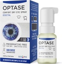 Optase Comfort Dry Eye Spray - Preservative Free Tears Artificial Drops Alternative - Dry Eye Drops in a Commodity Spray - Bouteille multi-usages, Lentille de contact sans danger - .58 fl oz