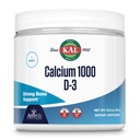 KAL Calcium Vitamine D-3 ActivMix, Supplément en poudre de calcium, Biodisponible Calcium Lactate et Gluconate, Bone Health Support, Non aromatisé, Non-OGM, Sans gluten, Garantie de 60 jours, 31 portions, 10,9 oz
