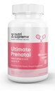 Nutri Supreme Vitamine Prénatale, Supplément Vitamines Prénatales pour les femmes ayant un folate de méthyle hautement absorbant, une multivitamine prénatale par jour avec fer, casher, capsules, 90 Compte