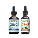 Organische flüssige Zink und Vitamin D3K2 Tropfen