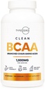 Typ Zero BCAA 1000mg verzweigtkettige Aminosäuren (180 Kapseln, 90 Portionen) mit 500mg L-Leucin, 1000mg L-Isoleucin und L-Valine