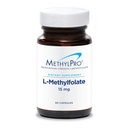 MéthylPro 15mg L-méthylfolate (60 capsules) - Méthylfolate actif de force professionnelle, supplément 5-MTHF pour l'humeur, santé cérébrale + soutien immunitaire, non-OGM + sans gluten sans remplissage