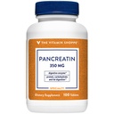 Das Vitamin Shoppe Pancreatin 500MG, Natürliche Verdauungsenzymergänzung, unterstützt Verdauung von Fetten, Proteinen, Kohlenhydraten (100 Tabletten)